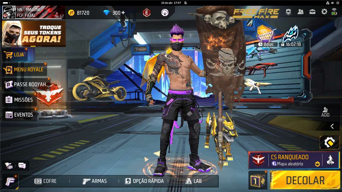Conta de Free Fire antiga